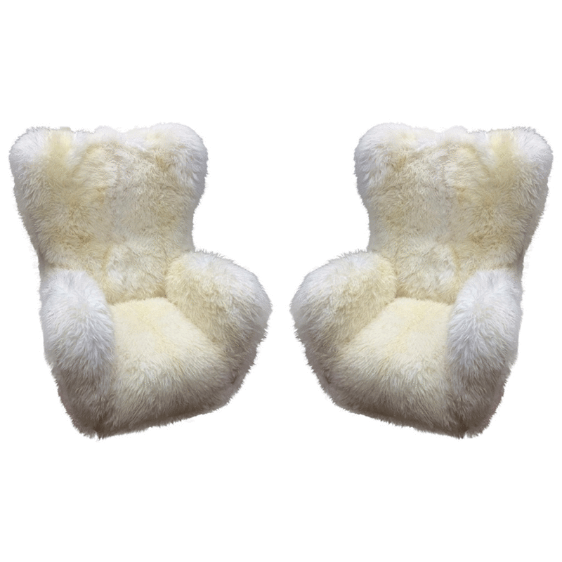 Fritz Hansen Teddy Bear Club Chairs