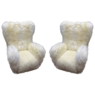 Fritz Hansen Teddy Bear Club Chairs