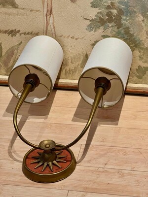 Genet et Michon refined pair of 40s sconces