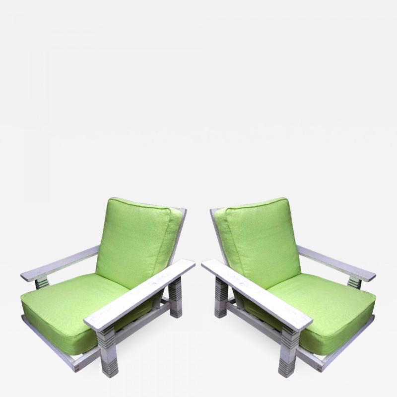 Gilles Semadiras for Maison et Jardin riviera lounge chairs
