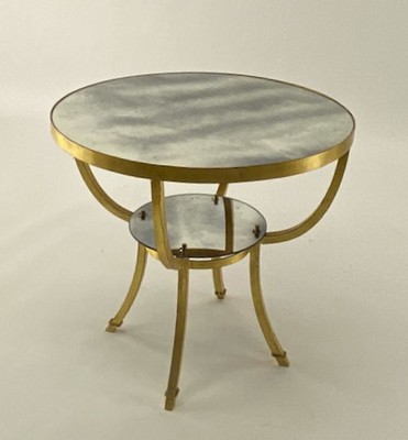gold leaf superb 2 tier dinning table