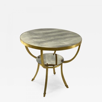 gold leaf superb 2 tier dinning table