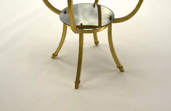 gold leaf superb 2 tier dinning table