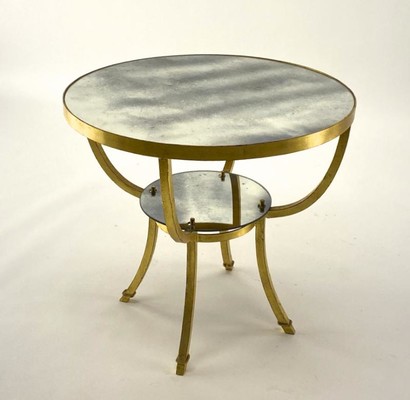 gold leaf superb 2 tier dinning table