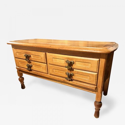 Guillerme et Chambron rarest oak chest of drawers