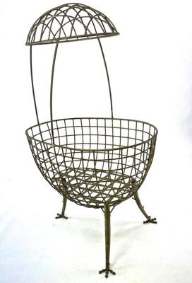 Hen shaped astounding cradle in the style of lalanne