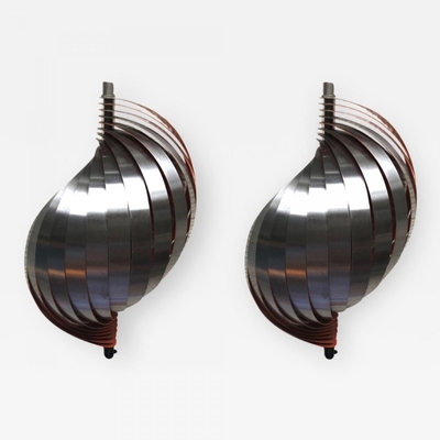 Henri Mathieu pair kinetic sconces