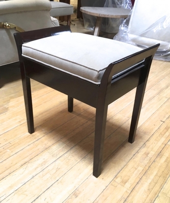 Italian Art Deco charming bench with a folding hidden chest