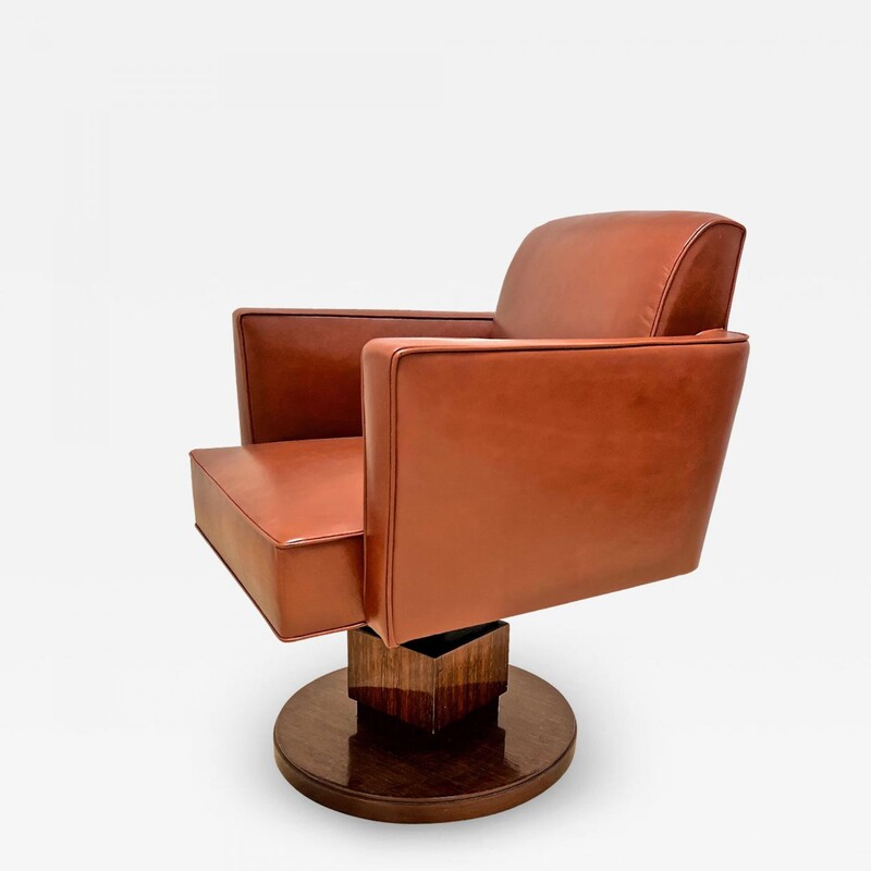 Jacques Adnet awesome swivel captain office chair