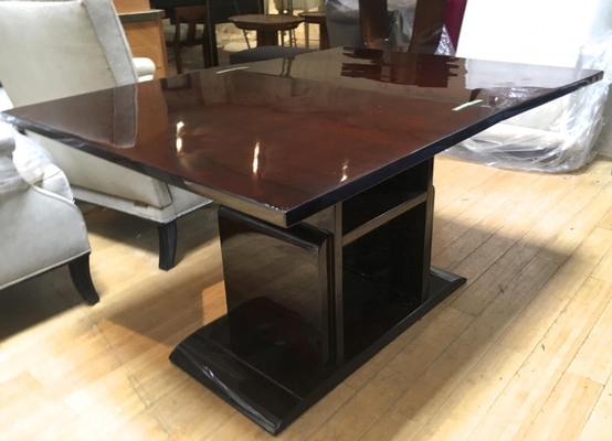 Jacques Adnet  Console Folding into a Dining Table