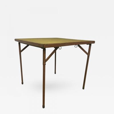 Jacques Adnet Folding Playing Card Table