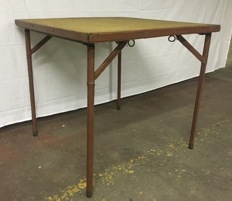 Jacques Adnet Folding Playing Card Table