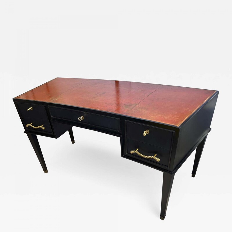 Jacques Adnet neo classical chicest documented desk