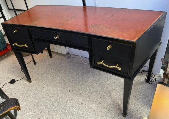 Jacques Adnet neo classical chicest documented desk