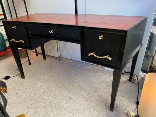 Jacques Adnet neo classical chicest documented desk