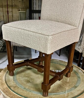 Jacques Adnet rarest documented set of 10 dinning chairs