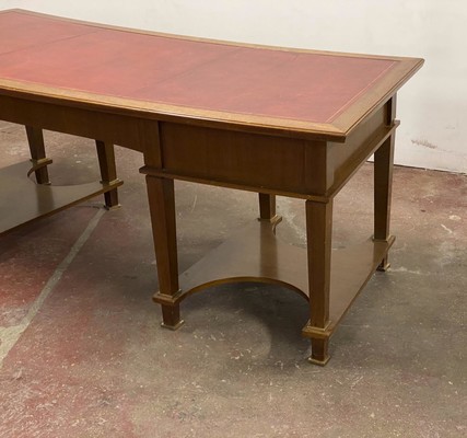 Jacques Adnet superb curved Neo classical desk