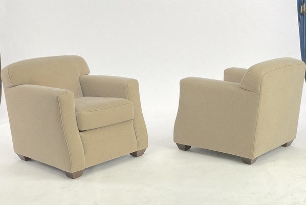  Jean Michel Frank attributed pair of club chair 