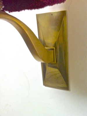 Jean Pascaud Gold Bronze Sconces