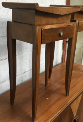 Jean Pascaud pair of refined side tables or bedsides