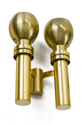 Jean Perzel pair of gold sconces