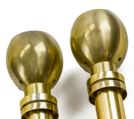 Jean Perzel pair of gold sconces