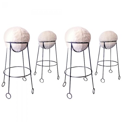 Jean Royère are documented set of 4 model yoyo bar stools