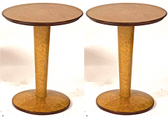 Jean Royere attributed pair of extreme quality side tables