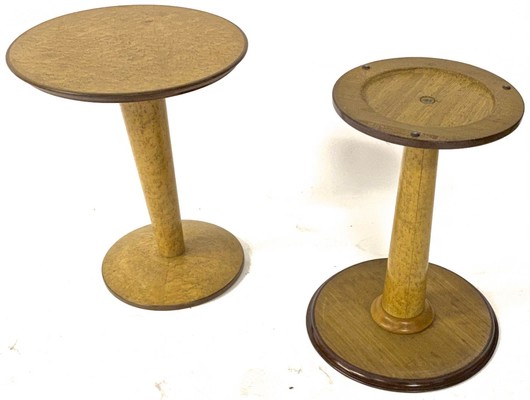 Jean Royere attributed pair of extreme quality side tables