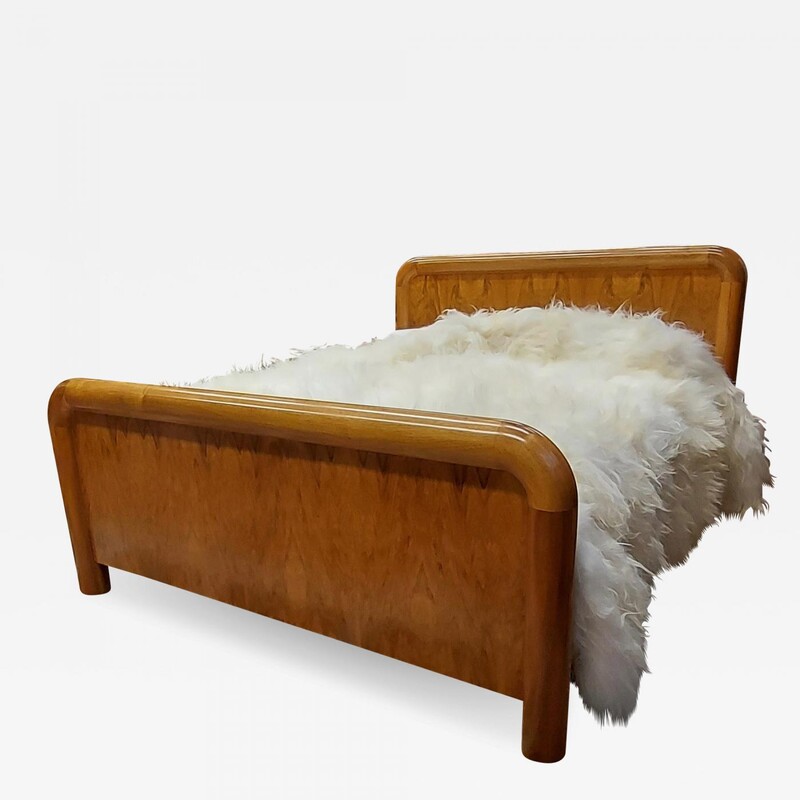 Jean Royere for Gouffé rarest cylinder frame bed