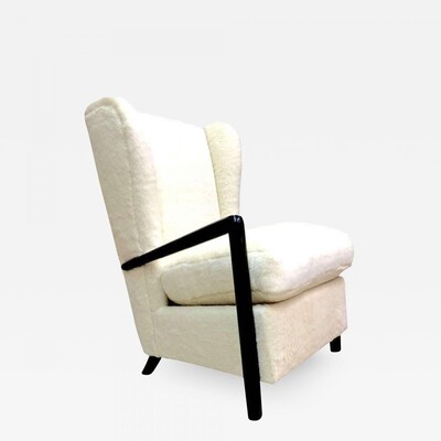 Jean Royère Genuine Documented Armchair, Blackened Arm