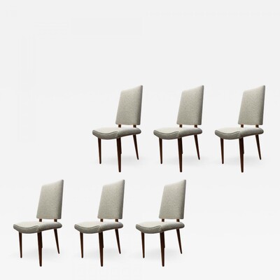 Jean Royere genuine documented set of 6 dinning chairs