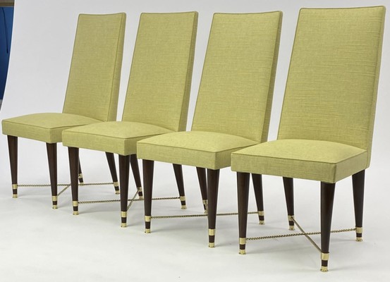  Jean Royere genuine documented set of 8 dinning chairs