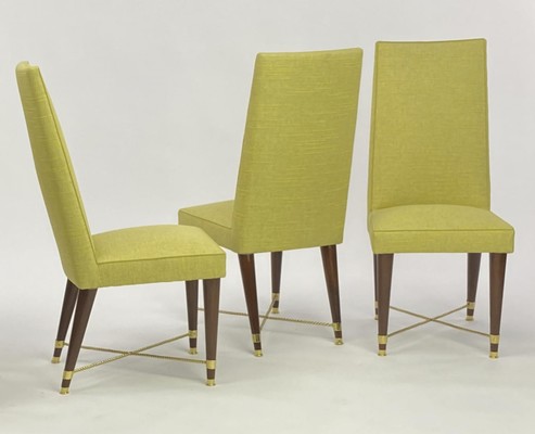  Jean Royere genuine documented set of 8 dinning chairs