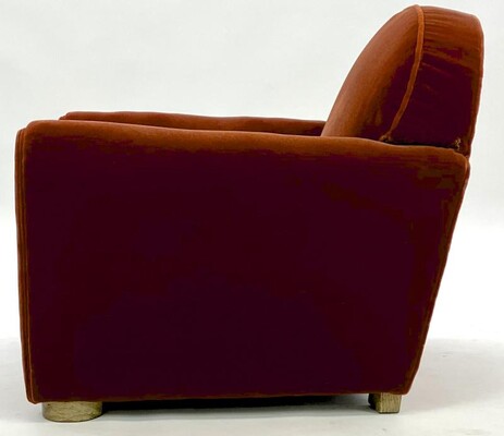 Jean Royere pair of comfy vintage club chair 
