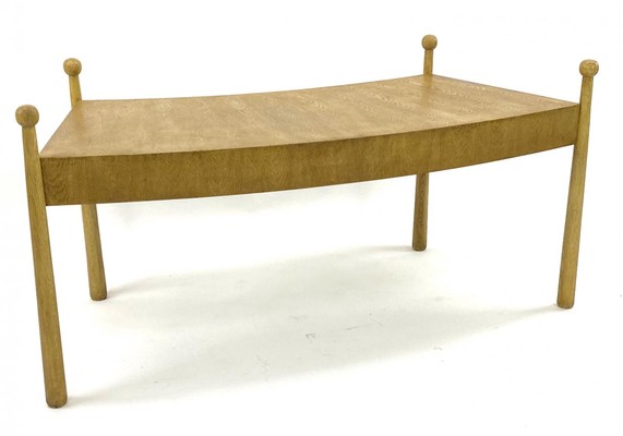 Jean Royere rarest curved oak model 