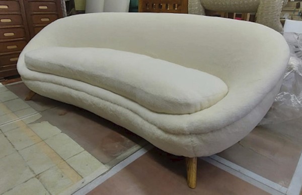 Jean Royere rarest documented genuine big couch model 