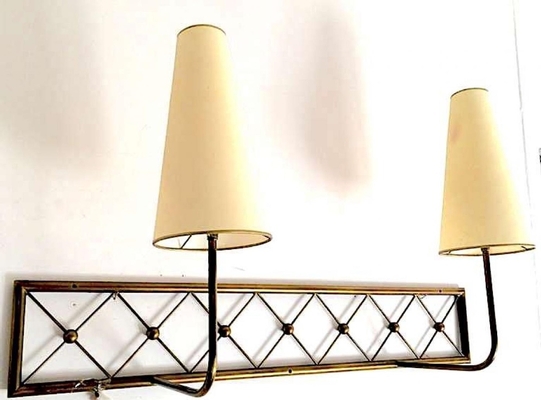 Jean Royère Two-Light Pair Sconces Model 