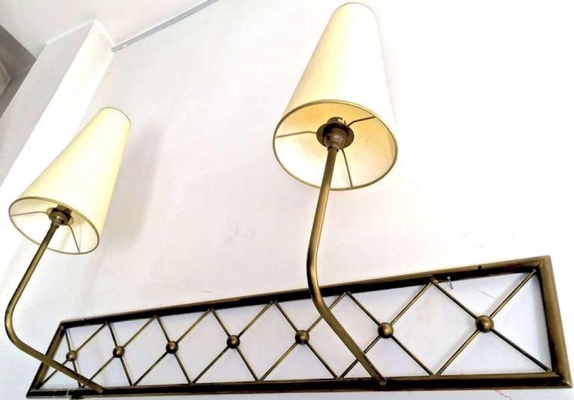 Jean Royère Two-Light Pair Sconces Model 