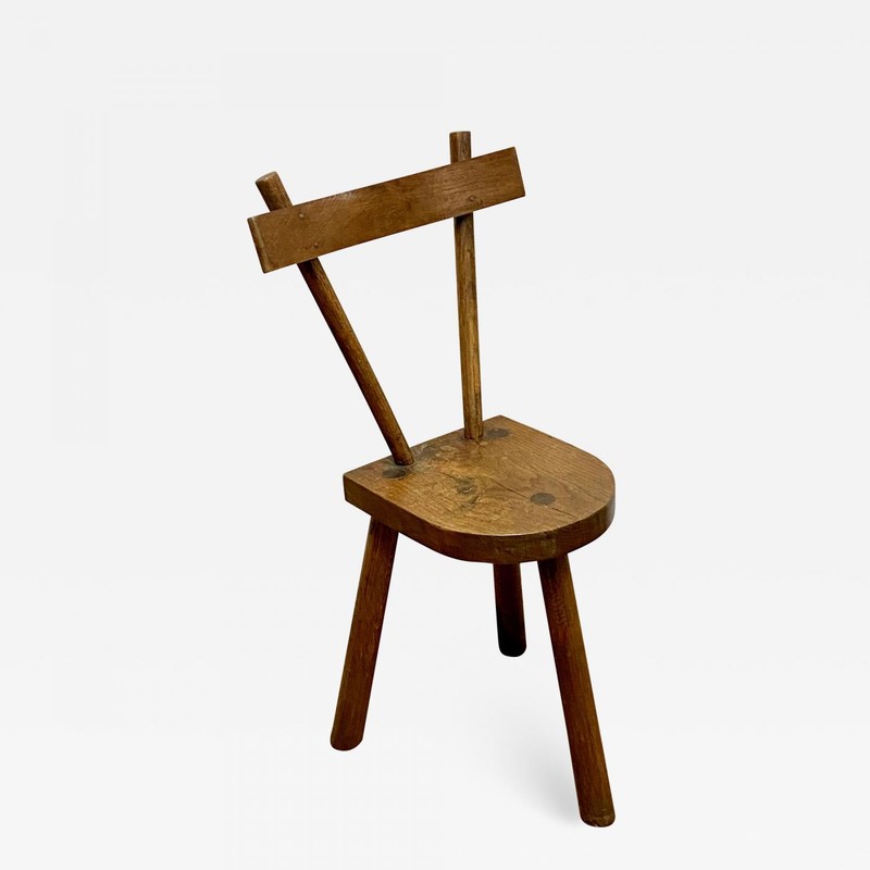 Jean Touret for ateliers de Marolles attributed Brutalist chair