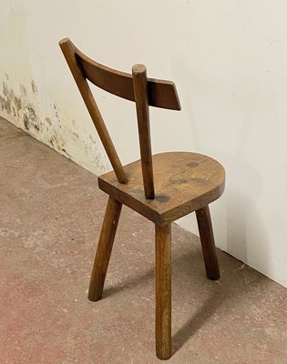 Jean Touret for ateliers de Marolles attributed Brutalist chair