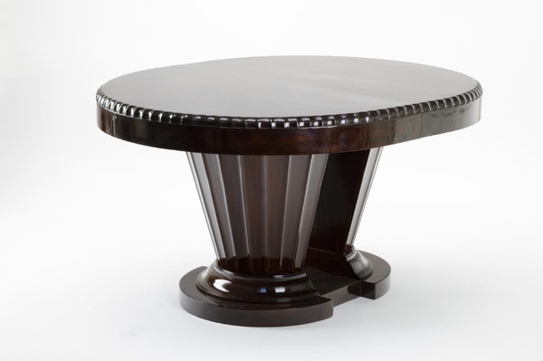 Jules Leleu rarest historical art deco extendable dinning table