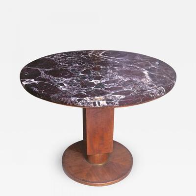 Jules Leleu Signed Coffee Table Superb Marble Top