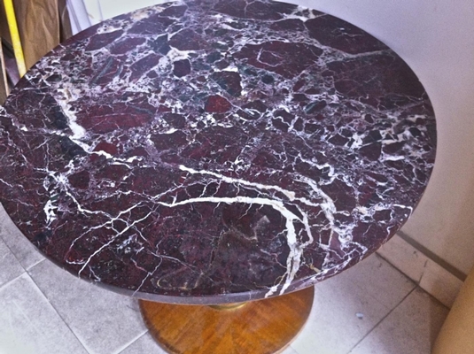 Jules Leleu Signed Coffee Table Superb Marble Top