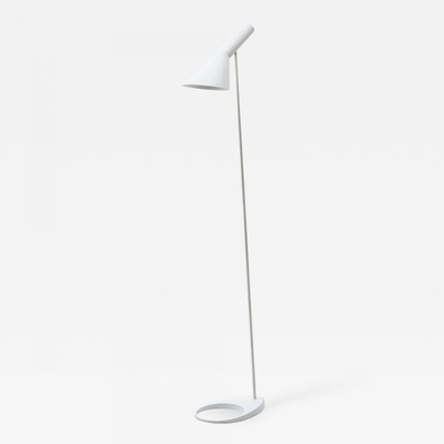 louis poulsen white lacquered standing lamp