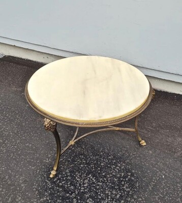 Maison Bagues gold bronze ram coffee table