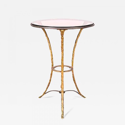 Maison Bagues gold bronze side table 