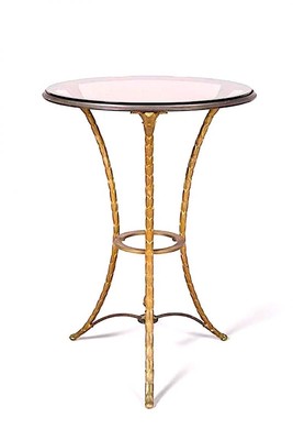 Maison Bagues gold bronze side table 