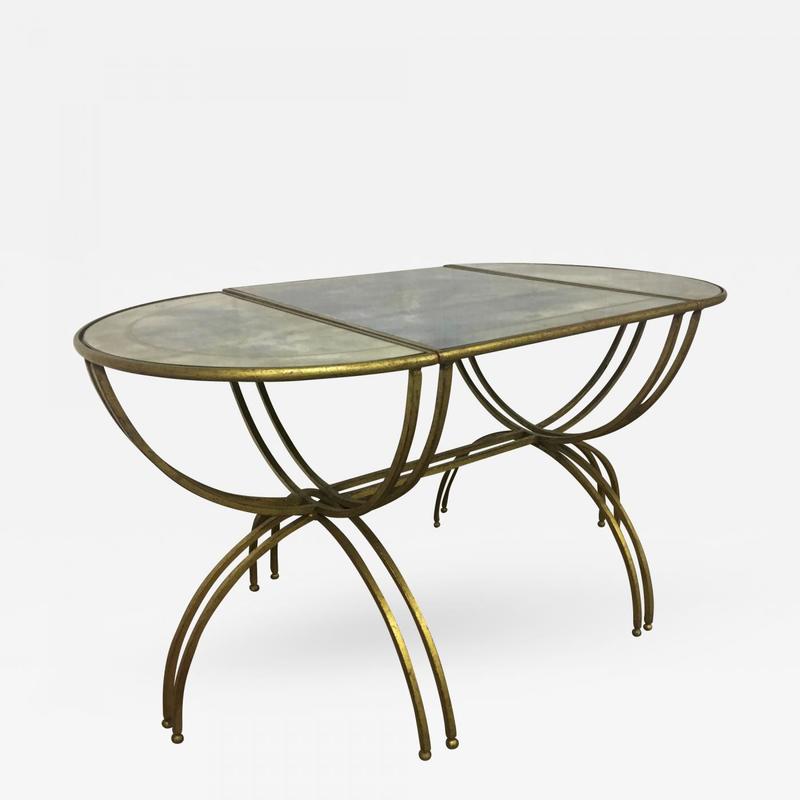 Maison Baguès tri part semi-globe coffee table