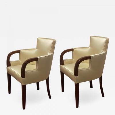 Maison Dominique refined pair of arm chairs